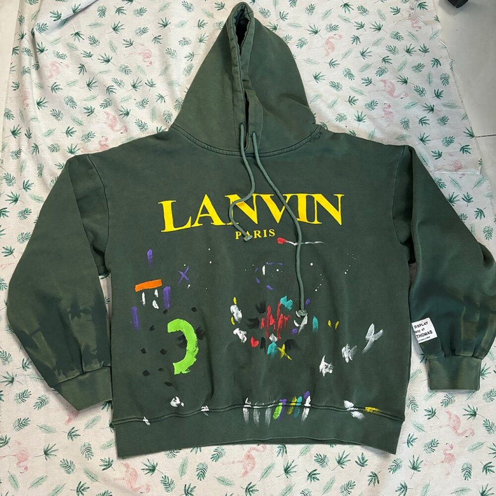 Gallery Department x Lanvin Paint Splatter Hoodie